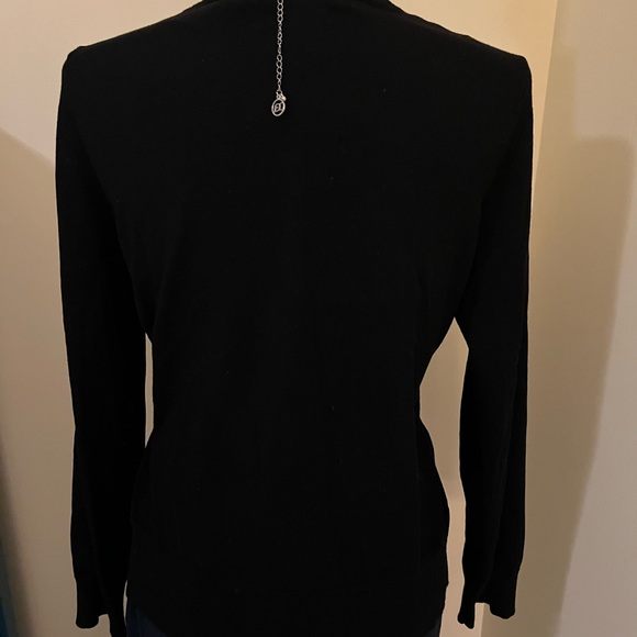 Verve Ami Black Cardigan Sweater like new Large button down - Picture 5 of 6